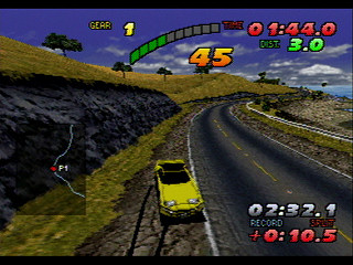Sega Saturn Game - Nissan Presents Over Drivin' GT-R (Japan) [T-10613G] - オーバードライビング　ＧＴ－Ｒ - Screenshot #25