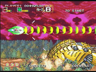 Sega Saturn Game - Darius Gaiden (Japan) [T-1102G] - ダライアス外伝 - Screenshot #28