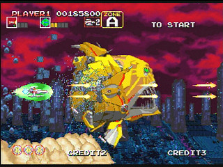 Sega Saturn Game - Darius Gaiden (Japan) [T-1102G] - ダライアス外伝 - Screenshot #7