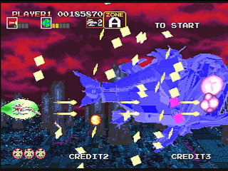 Sega Saturn Game - Darius Gaiden (Japan) [T-1102G] - ダライアス外伝 - Screenshot #9