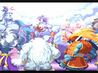 Sega Saturn Game - Vampire Hunter ~Darkstalkers' Revenge~ (Japan) [T-1202G] - ヴァンパイア　ハンター - Screenshot #2