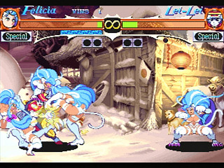 Sega Saturn Game - Vampire Hunter ~Darkstalkers' Revenge~ (Japan) [T-1202G] - ヴァンパイア　ハンター - Screenshot #20