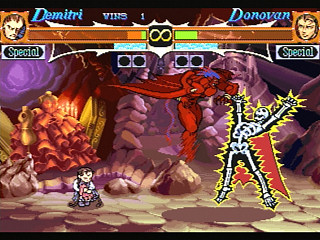 Sega Saturn Game - Vampire Hunter ~Darkstalkers' Revenge~ (Japan) [T-1202G] - ヴァンパイア　ハンター - Screenshot #23