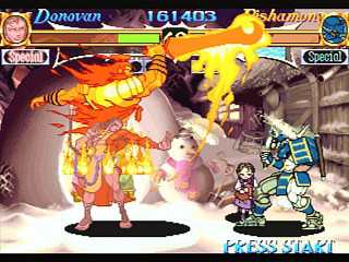 Sega Saturn Game - Vampire Hunter ~Darkstalkers' Revenge~ (Japan) [T-1202G] - ヴァンパイア　ハンター - Screenshot #25