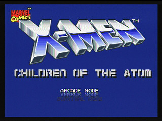 Sega Saturn Game - X-Men Children of the Atom (Japan) [T-1203G] - エックス・メン　チルドレン　オブ　ジ　アトム - Screenshot #2