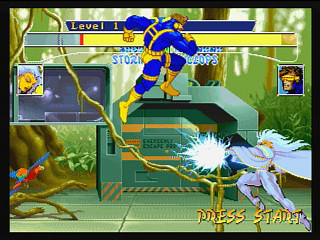 Sega Saturn Game - X-Men Children of the Atom (Japan) [T-1203G] - エックス・メン　チルドレン　オブ　ジ　アトム - Screenshot #5