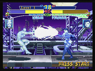 Sega Saturn Game - X-Men Children of the Atom (Japan) [T-1203G] - エックス・メン　チルドレン　オブ　ジ　アトム - Screenshot #7