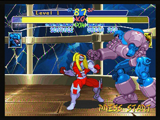 Sega Saturn Game - X-Men Children of the Atom (Japan) [T-1203G] - エックス・メン　チルドレン　オブ　ジ　アトム - Screenshot #9