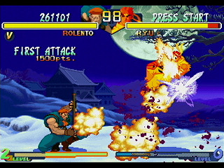 Sega Saturn Game - Street Fighter Zero 2 (Japan) [T-1212G] - ストリートファイターＺＥＲＯ２ - Screenshot #17