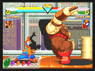 Sega Saturn Game - Marvel Super Heroes (Japan) [T-1215G] - マーヴル・スーパーヒーローズ - Screenshot #32