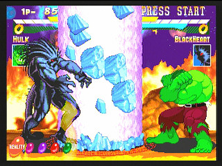 Sega Saturn Game - Marvel Super Heroes (Japan) [T-1215G] - マーヴル・スーパーヒーローズ - Screenshot #5