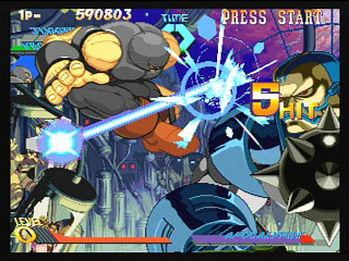 Sega Saturn Game - X-Men Vs. Street Fighter (Kakuchou Ram Cartridge 4MB Fuzoku) (Japan) [T-1226G] - エックスメンＶＳ．ストリートファイター　（拡張ラムカートリッジ４ＭＢ付属） - Screenshot #20