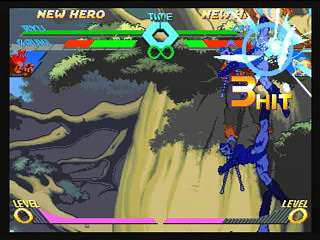 Sega Saturn Game - X-Men Vs. Street Fighter (Kakuchou Ram Cartridge 4MB Fuzoku) (Japan) [T-1226G] - エックスメンＶＳ．ストリートファイター　（拡張ラムカートリッジ４ＭＢ付属） - Screenshot #29