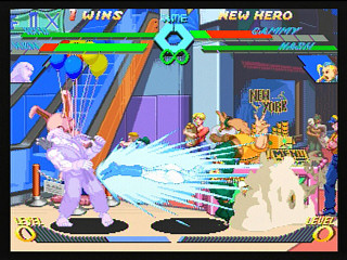 Sega Saturn Game - X-Men Vs. Street Fighter (Kakuchou Ram Cartridge 4MB Fuzoku) (Japan) [T-1226G] - エックスメンＶＳ．ストリートファイター　（拡張ラムカートリッジ４ＭＢ付属） - Screenshot #8
