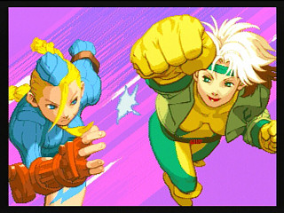 Sega Saturn Game - X-Men Vs. Street Fighter (Japan) [T-1227G] - エックスメンＶＳ．ストリートファイター - Screenshot #1