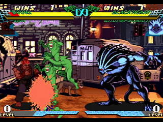 Sega Saturn Game - Marvel Super Heroes Vs. Street Fighter (Japan) [T-1239G] - マーヴル・スーパーヒーローズＶＳ．ストリートファイター - Screenshot #10