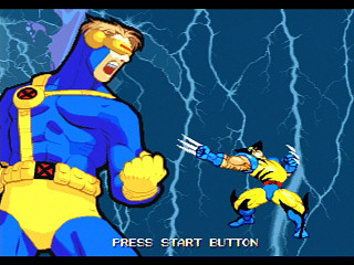 Sega Saturn Game - Marvel Super Heroes Vs. Street Fighter (Japan) [T-1239G] - マーヴル・スーパーヒーローズＶＳ．ストリートファイター - Screenshot #3