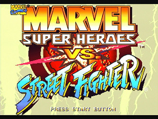 Sega Saturn Game - Marvel Super Heroes Vs. Street Fighter (Japan) [T-1239G] - マーヴル・スーパーヒーローズＶＳ．ストリートファイター - Screenshot #6