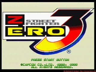 Sega Saturn Game - Street Fighter Zero 3 (Japan) [T-1247G] - ストリートファイターＺＥＲＯ３ - Screenshot #1