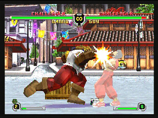Sega Saturn Game - Final Fight Revenge (Kakuchou Ram Cartridge 4MB Fuzoku) (Japan) [T-1248G] - ファイナルファイトリベンジ　（拡張ラムカートリッジ４ＭＢ付属） - Screenshot #15