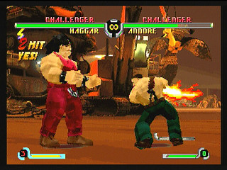 Sega Saturn Game - Final Fight Revenge (Kakuchou Ram Cartridge 4MB Fuzoku) (Japan) [T-1248G] - ファイナルファイトリベンジ　（拡張ラムカートリッジ４ＭＢ付属） - Screenshot #17