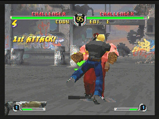 Sega Saturn Game - Final Fight Revenge (Kakuchou Ram Cartridge 4MB Fuzoku) (Japan) [T-1248G] - ファイナルファイトリベンジ　（拡張ラムカートリッジ４ＭＢ付属） - Screenshot #21