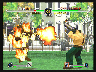 Sega Saturn Game - Final Fight Revenge (Kakuchou Ram Cartridge 4MB Fuzoku) (Japan) [T-1248G] - ファイナルファイトリベンジ　（拡張ラムカートリッジ４ＭＢ付属） - Screenshot #30