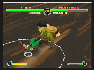 Sega Saturn Game - Final Fight Revenge (Kakuchou Ram Cartridge 4MB Fuzoku) (Japan) [T-1248G] - ファイナルファイトリベンジ　（拡張ラムカートリッジ４ＭＢ付属） - Screenshot #7