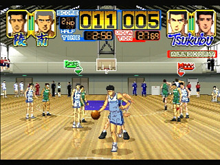 Sega Saturn Game - From TV Animation Slam Dunk I Love Basketball (Japan) [T-13301G] - テレビアニメ　スラムダンク　アイラブバスケットボール - Screenshot #17