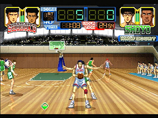Sega Saturn Game - From TV Animation Slam Dunk I Love Basketball (Japan) [T-13301G] - テレビアニメ　スラムダンク　アイラブバスケットボール - Screenshot #27