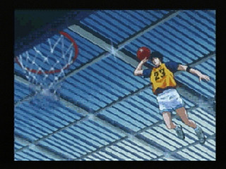 Sega Saturn Game - From TV Animation Slam Dunk I Love Basketball (Japan) [T-13301G] - テレビアニメ　スラムダンク　アイラブバスケットボール - Screenshot #8