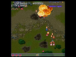 Sega Saturn Game - DonPachi (Japan) [T-14405G] - 首領蜂 - Screenshot #12