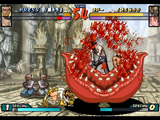 Sega Saturn Game - Groove on Fight ~Gouketsuji Ichizoku 3~ (Japan) [T-14411G] - グルーヴ　オン　ファイト　豪血寺一族３ - Screenshot #12