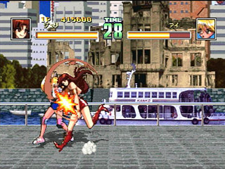 Sega Saturn Game - Seifuku Densetsu Pretty Fighter X (Japan) [T-15001G] - ～制服伝説～　プリティ・ファイター　Ｘ - Screenshot #19