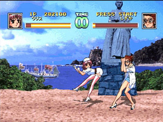 Sega Saturn Game - Seifuku Densetsu Pretty Fighter X (Japan) [T-15001G] - ～制服伝説～　プリティ・ファイター　Ｘ - Screenshot #28