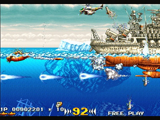 Sega Saturn Game - Kaitei Daisensou ~Torppedoes armed and ready!~ (Japan) [T-15006G] - 海底大戦争 - Screenshot #2