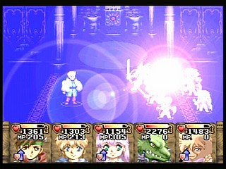 Sega Saturn Game - Albert Odyssey Gaiden ~Legend of Eldean~ (Shokai Press Gentei) (Japan) [T-1507G] - アルバートオデッセイ　外伝　～レジェンド　オブ　エルディーン～　（初回プレス限定） - Screenshot #107