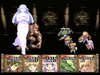 Sega Saturn Game - Albert Odyssey Gaiden ~Legend of Eldean~ (Shokai Press Gentei) (Japan) [T-1507G] - アルバートオデッセイ　外伝　～レジェンド　オブ　エルディーン～　（初回プレス限定） - Screenshot #109