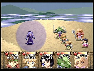 Sega Saturn Game - Albert Odyssey Gaiden ~Legend of Eldean~ (Shokai Press Gentei) (Japan) [T-1507G] - アルバートオデッセイ　外伝　～レジェンド　オブ　エルディーン～　（初回プレス限定） - Screenshot #59