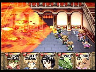 Sega Saturn Game - Albert Odyssey Gaiden ~Legend of Eldean~ (Shokai Press Gentei) (Japan) [T-1507G] - アルバートオデッセイ　外伝　～レジェンド　オブ　エルディーン～　（初回プレス限定） - Screenshot #63