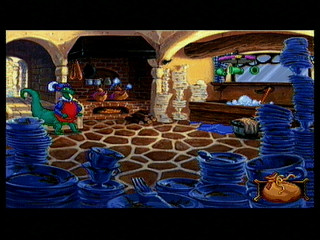 Sega Saturn Game - Blazing Dragons (Europe - France) [T-15913H-09] - Screenshot #15