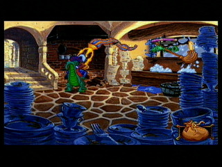 Sega Saturn Game - Blazing Dragons (Europe - France) [T-15913H-09] - Screenshot #18