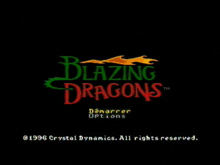 Sega Saturn Game - Blazing Dragons (Europe - France) [T-15913H-09] - Screenshot #6