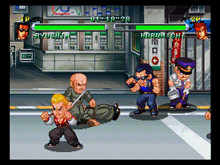 Sega Saturn Game - Crows ~The Battle Action for SegaSaturn~ (Japan) [T-16806G] - クローズ　～ＴＨＥ　ＢＡＴＴＬＥ　ＡＣＴＩＯＮ　ＦＯＲ　ＳＥＧＡＳＡＴＵＲＮ～ - Screenshot #5