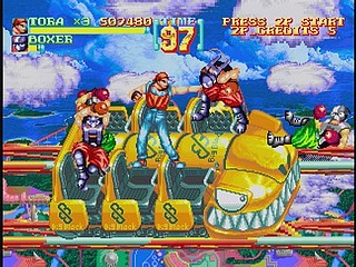 Sega Saturn Game - Nekketsu Oyako (Japan) [T-1802G] - 熱血親子 - Screenshot #19