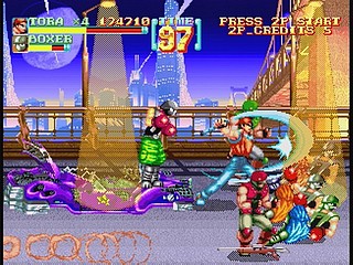 Sega Saturn Game - Nekketsu Oyako (Japan) [T-1802G] - 熱血親子 - Screenshot #8