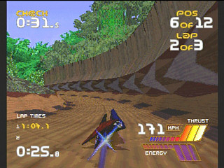 Sega Saturn Game - WipEout XL (Japan) [T-18619G] - ワイプアウトＸＬ - Screenshot #12