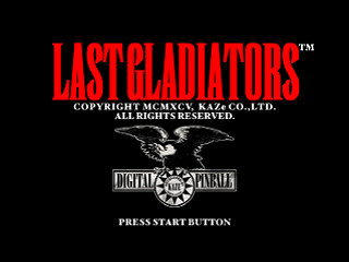 Sega Saturn Game - Digital Pinball Last Gladiators (Japan) [T-18901G] - デジタルピンボール　ラストグラディエーターズ - Screenshot #1