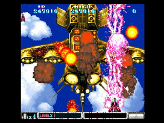 Sega Saturn Game - Batsugun (Japan) [T-20605G] - バツグン - Screenshot #9