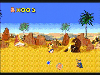 Sega Saturn Game - Minami no Shima ni Buta ga Ita ~Lucas no Daibouken~ (Japan) [T-27101G] - åã®å³¶ã«ãã¿ããããã«ã¼ã«ã¹ã®å¤§åéº - Screenshot #16